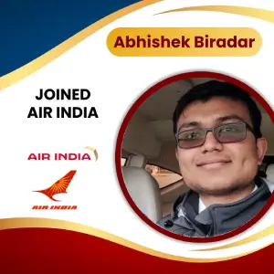 Congratulations Abhishek on joining Air India!