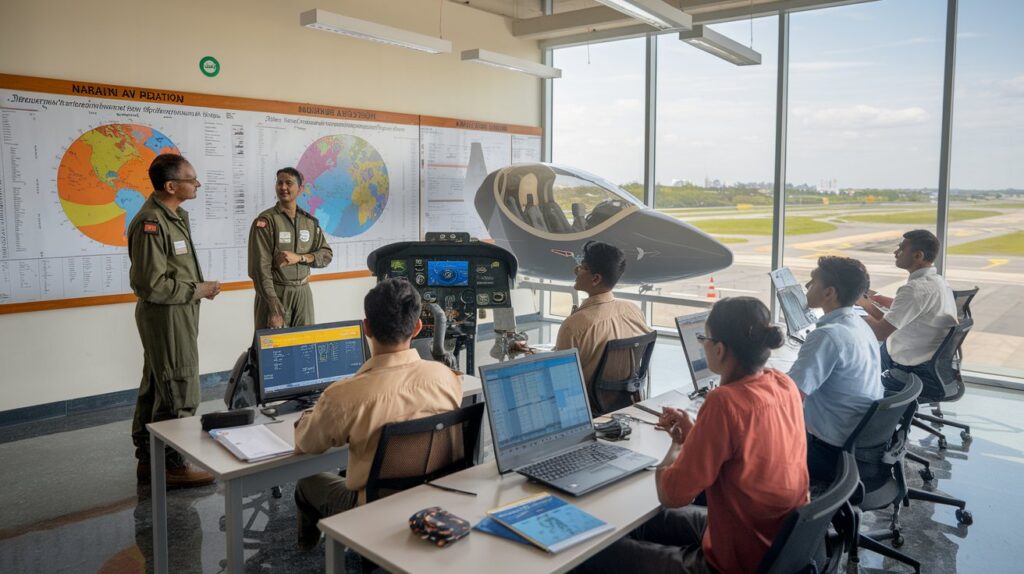DGCA Ground Classes at Narain Aviation with Ex-Airforce Officers in Bengaluru