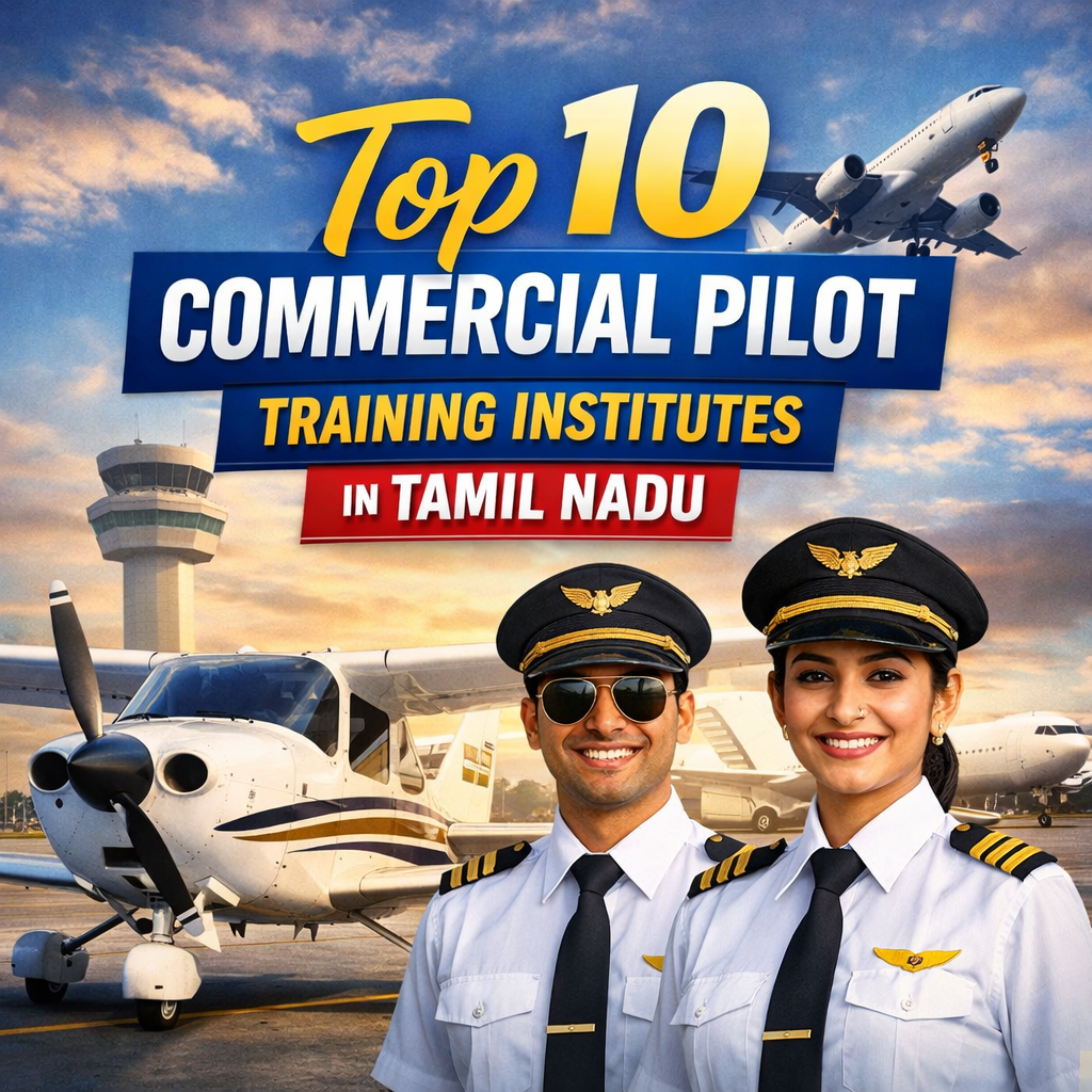 Top 10 Commercial Pilot Training Institutes in Tamil Nadu