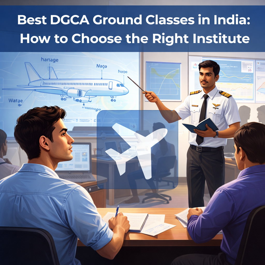 Best DGCA Ground Classes in India: How to Choose the Right Institute