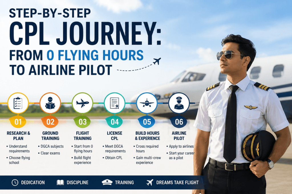 Step-by-Step CPL Journey: From 0 Flying Hours to Airline Pilot